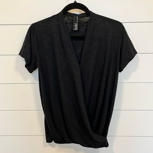 Bobi Slub Wrap Tee Shirt